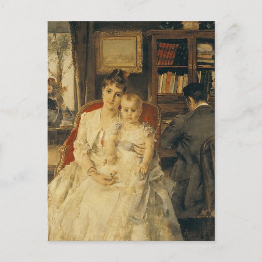 Carte Postale All Happiness c.1880 (Devant)