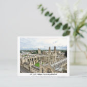 Carte Postale All Souls College, Université d'Oxford, Angleterre (Debout devant)