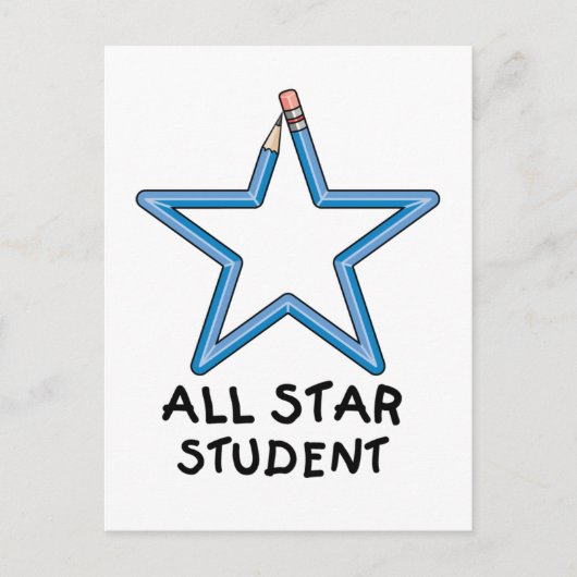 Carte postale All Star Student (Devant)