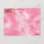 Carte postale All You Need Is Love (Dos)