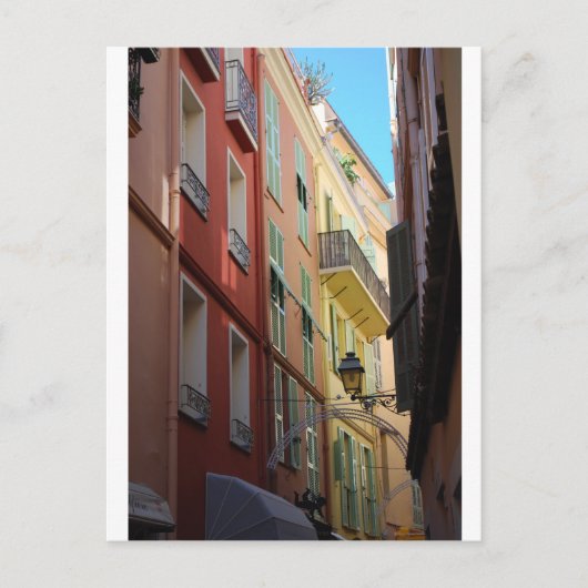Carte Postale Allée à Monte Carlo, Monaco (Devant)
