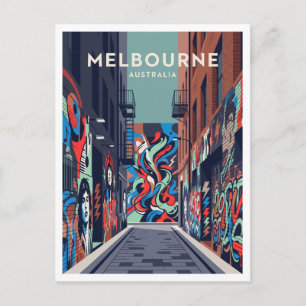 Carte Postale Allée AC/DC Melbourne Australie