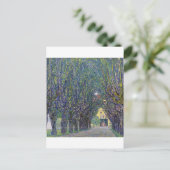 Carte Postale Allée au château de Kammer, Gustav Klimt (Debout devant)