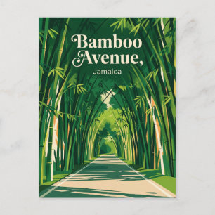 Carte Postale Allée de bambou Jamaïque