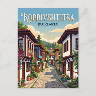 Carte Postale Allée de Koprivshtitsa Bulgarie