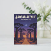 Carte Postale Allée des Baobabs, Morondava, Menabe (Debout devant)