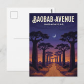 Carte Postale Allée des Baobabs, Morondava, Menabe (Devant / Derrière)