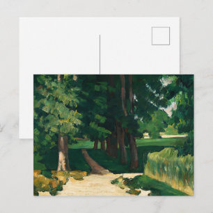 Carte Postale Allée du Jas de Bouffan, impression vintage de Céz