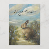Carte Postale Allée lapin PÂQUES (Devant)