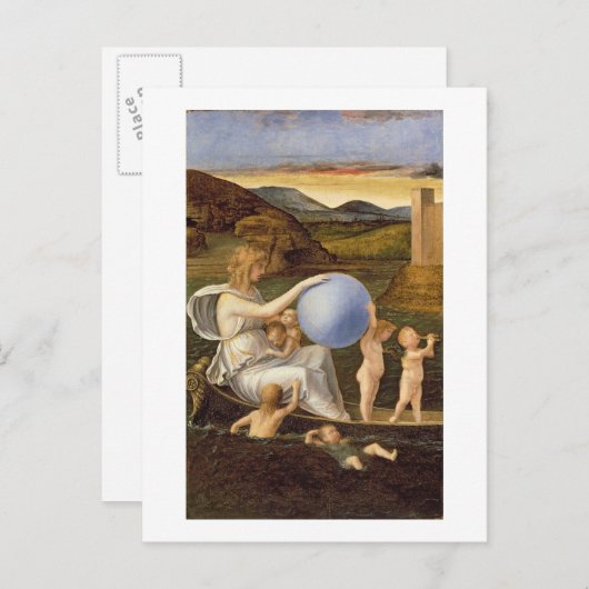 Carte Postale Allégation de Changer de Fortune, ou mélancolie (h (Devant / Derrière)