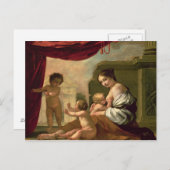 Carte Postale Allégorie de la charité (Devant / Derrière)