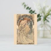 Carte Postale Allégorie de la musique par Alphonse Mucha (Debout devant)
