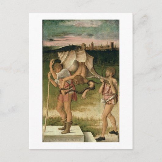 Carte Postale Allégorie de la sagesse (huile sur panneau) (Devant)