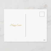 Carte postale Alleluia Catholic Easter Grey (Dos)