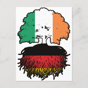 Carte Postale Allemagne Allemagne Irlande Irlande drapeau des ra