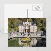 Carte Postale Allemagne, Bavière, Château de Linderhof. Linderho (Devant / Derrière)