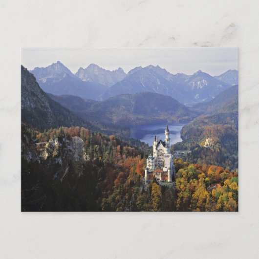 Carte Postale Allemagne, Bavière, Château de Neuschwanstein. Roi (Devant)