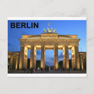 Carte Postale Allemagne Berlin Brandenburger Tor abonde
