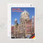 Carte Postale Allemagne - Berlin - Synagogue - (Devant / Derrière)