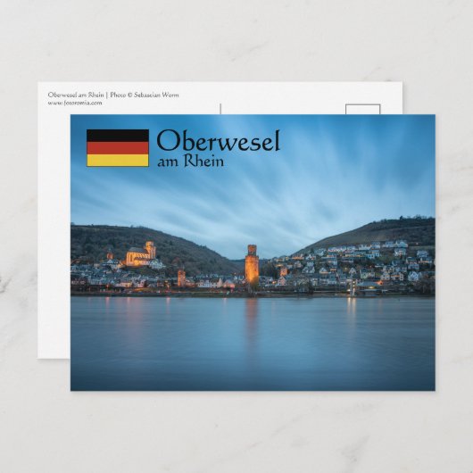 Carte Postale Allemagne de l'Oberwesel (Devant / Derrière)