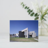 Carte Postale Allemagne, Duisbourg, synagogue moderne (Debout devant)