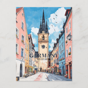 Carte Postale Allemagne Heidelberg Travel