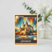 Carte Postale Allemagne | Peinture Vintage (Debout devant)