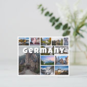 Carte Postale Allemagne photo collage souvenir (Debout devant)