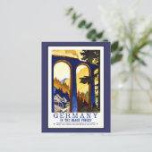 Carte postale Allemagne Salutations Vintage (Debout devant)