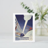 Carte Postale Allemagne - Ski dans la Forêt-Noire (Debout devant)