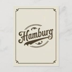 Carte Postale Allemagne vintage de Hambourg
