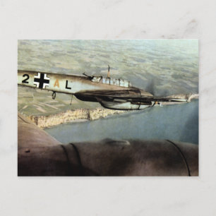 Carte Postale Allemand 2ème guerre mondiale ME-110 sur Manche