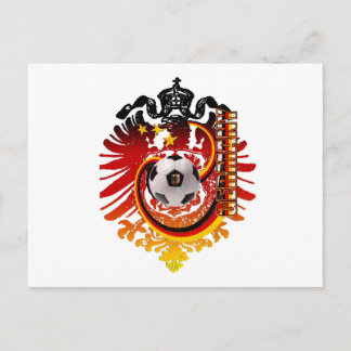 Carte Postale Allemand Aigle Allemagne Badge de soccer
