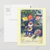 Carte Postale Allemand vintage de "Lustiges Quartett" (Devant / Derrière)