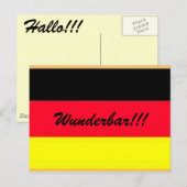 Carte postale allemande (Devant / Derrière)