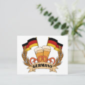 Carte postale allemande Bière (Debout devant)