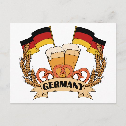 Carte postale allemande Bière (Devant)