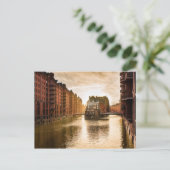 carte postale allemande hambourg (Debout devant)