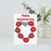 Carte postale allemande joyeuse Saint-Valentin (Debout devant)