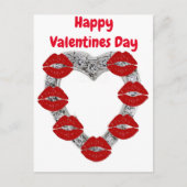 Carte postale allemande joyeuse Saint-Valentin (Devant)