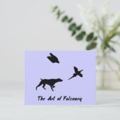 Carte postale allemande Shorthair Pointer et Falco (Debout devant)