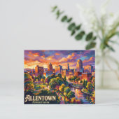Carte Postale Allentown États-Unis (Debout devant)