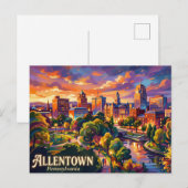Carte Postale Allentown États-Unis (Devant / Derrière)