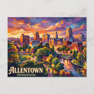 Carte Postale Allentown États-Unis