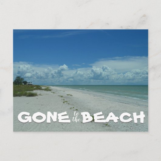 Carte Postale Aller à la légende de la plage sur la plage tropic (Devant)