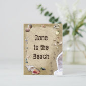 Carte Postale Aller à la plage (Debout devant)