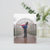 Carte Postale Aller à Troy (Debout devant)