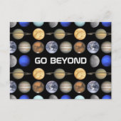 Carte Postale Aller au-delà (Devant)