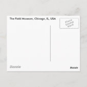 Carte Postale Aller au Field Museum (Dos)