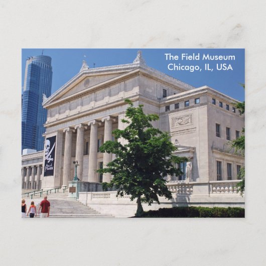 Carte Postale Aller au Field Museum (Devant)